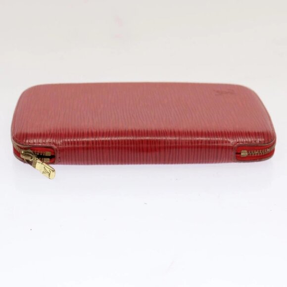 LOUIS VUITTON Epi Agenda Geode Wallet Red M63877 LV Auth 69833 - Picture 7 of 14